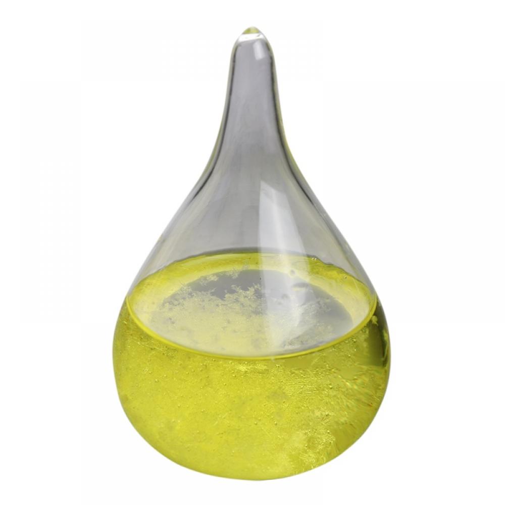 Enlightened Desktop Weather Forecast Water Drop Glass Bottle Barometer