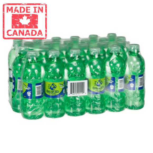 Arctic Chiller Water Bottled Green 2 Go 500ml/(24/Case) - Canadian Made
