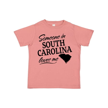 

Inktastic Someone in South Carolina Loves Me Gift Toddler Boy or Toddler Girl T-Shirt