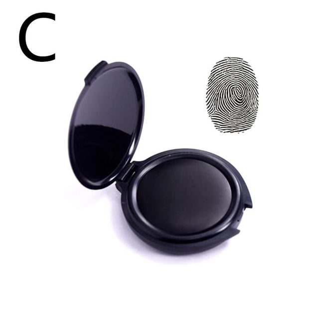 Ink Pad Identification Security Stamp Fingerprint Date Printing Portable Hot O5