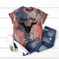thumbnail image 3 of Anbech 80s RODEO Tie-dye T-Shirt for Women Vintage Not My First RODEO Graphic Western Cowboy Short Sleeve Tee Tops with Crew Neck, 3 of 4