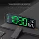thumbnail image 3 of Reloj De Pared Digital Con Termómetro, Alarmas Y Calendario, 3 of 8