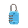 thumbnail image 1 of Candado de combinación de tres dígitos para equipaje, mochila, armario de gimnasio, cajón, diario, cerradura pequeña, cerradura de combinación de aleación de zinc, 1 of 6