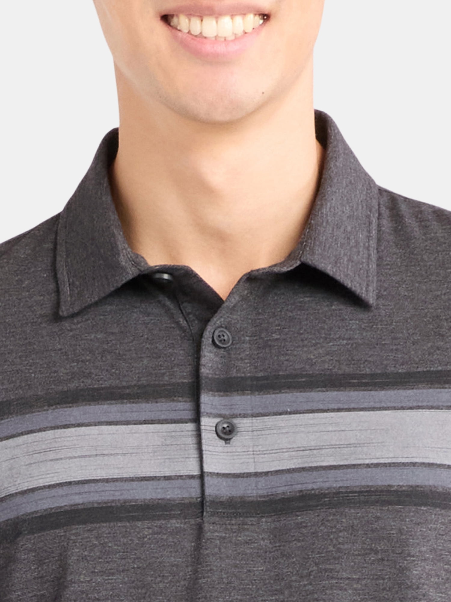 George Men's & Big Men's Poly Polo with Short Sleeves, Sizes S-3XL