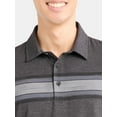 thumbnail image 4 of George Men's & Big Men's Poly Polo with Short Sleeves, Sizes S-3XL, 4 of 5