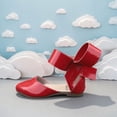 thumbnail image 6 of Girls Aubrey Bow Shoes Patent leather red dress shoes 1 youth (big girl), 6 of 9