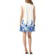 thumbnail image 3 of Vestido de verano casual de INSPIRE CHIC para mujer, impreso con flores, con dobladillo rizado, sin mangas, mini vestido blanco XL, 3 of 6