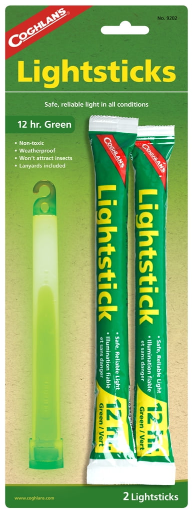 Safety Light Stick 12hr Green,Yellow or Orange 