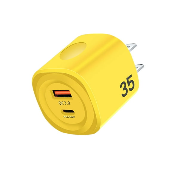 USB C Charger 35W Fast Charge Charger Type C Power Adapter for iPhone 15 Pro Xiaomi Samsung Mobile Phone Charger Quick Charge3.0 US Plug