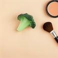 thumbnail image 1 of IFANLANDOR Contouring Makeup Brush Set Faux Vegetable Green PVC For Festival Makeup 1Set, 1 of 6