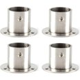 thumbnail image 1 of 4 soportes para barra de armario con tornillos, soporte de brida para armario, brida de soporte de brida Rob, soporte para barra de cortina de 25 mm, soporte para barra de armario, soporte, 1 of 5
