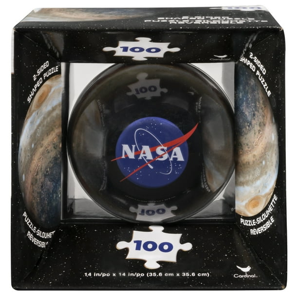 100 Piece Nasa Double Sided Jigsaw Puzzle With Foil Effect For Adults And Kids Ages 3 And Up Jupiter Walmart Com Walmart Com