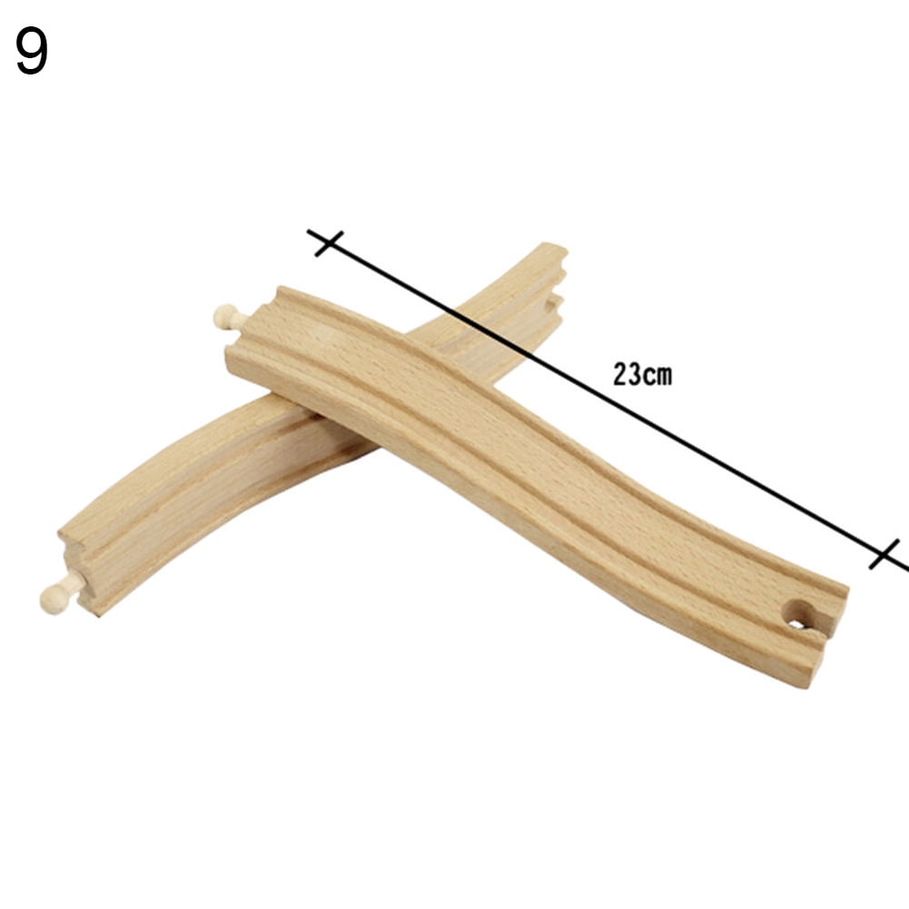 AM/_ WOODEN TRAIN TRACK CONNECTORS ADAPTERS EXPANSION RAILWAY ACCESSORIES KIDS TO