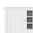 thumbnail image 4 of Allora Wood 54" Transitional Sideboard Buffet and Wine Rack in White, 4 of 7