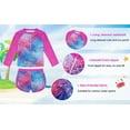 thumbnail image 3 of BULLPIANO 3-10T Girls Swimsuits Two Piece Rash Guard Set Long Sleeve Bathing Suit Quick Dry Swimwear with UPF 50+ Sun Protection, 3 of 9