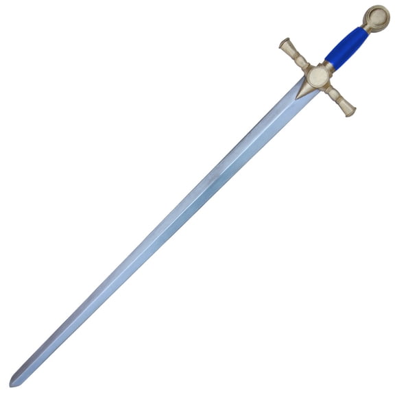 Armory ReplicasClassic Masonic Tiler Foam Sword 41.5 Inch with Fiberglass Core and Blue Handle Cosplay Prop