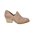 thumbnail image 2 of Bella Vita Womens Nakia Faux Suede Stacked Heels Shooties, 2 of 3