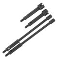 thumbnail image 4 of Ejes de transmisión delanteros de acero inoxidable, huesos de perro CVD con tornillos para Axial SCX24 90081 1/24, trepador de control remoto, 4 Uds., 4 of 8