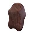 thumbnail image 4 of El reposacabezas del coche mejora la postura del reposacabezas de la cintura suave de lavable para del coche SUV reposacabezas café Sharpla almohada de soporte de cintura, 4 of 8