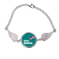 thumbnail image 1 of Hacer futuro Latina usa mejor Pulsera pulsera pulsera alas de ángel pulsera, 1 of 3