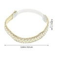thumbnail image 2 of Raindrops 2 Pairs Elastic Shoe Straps For High Heels Anti-Slip Ankle Straps With Sparkly Rhinestones Convenient No Tie Shoe Laces Replaceable Heel Bands, 2 of 8