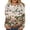Pink, variant on LINGLANG Women’s Printed Long Sleeve T Shirt Casual Crewneck Graphic Top for Everyday Wear under $5