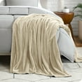 Bare Home Microplush Fleece Textured Blanket 300 GSM Fuzzy
