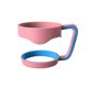 thumbnail image 1 of Botella De Agua De Plástico Portátil, Tazas, Asa De Taza Para Vaso De 30 Onzas, Vaso Rambler, Taza, Taza, Soporte De Mano, Apto Para Viaje Scienceny HA026234-00, 1 of 6