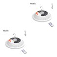 thumbnail image 1 of Billuyoard Lámpara de Camping con carga Solar, equipo de iluminación, luces colgantes, luz de tienda recargable de emergencia, dispositivo de 60LED solares 60W Con mando 2piezas, 1 of 6