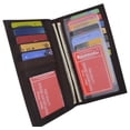 thumbnail image 3 of New Mens Leather Long Wallet Pockets ID Card Clutch Bifold Purse 1528 CF, 3 of 5