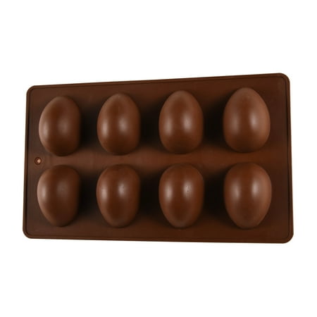 

HengL Decorative Chocolate Mold Easy Clean Silicone Easter Egg Shape Baking Mould for Home