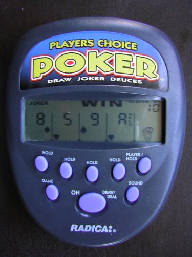 Lighted Poker by Radica Electronic Handheld Game Toy 