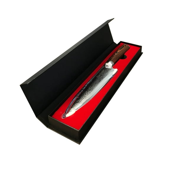 Rite Angler Damascus Steel 8" Chef’s Knife – VG10 Japanese Professional Knife