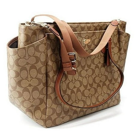 Coach Coach Signature Cnavas Baby Bag Walmart Com