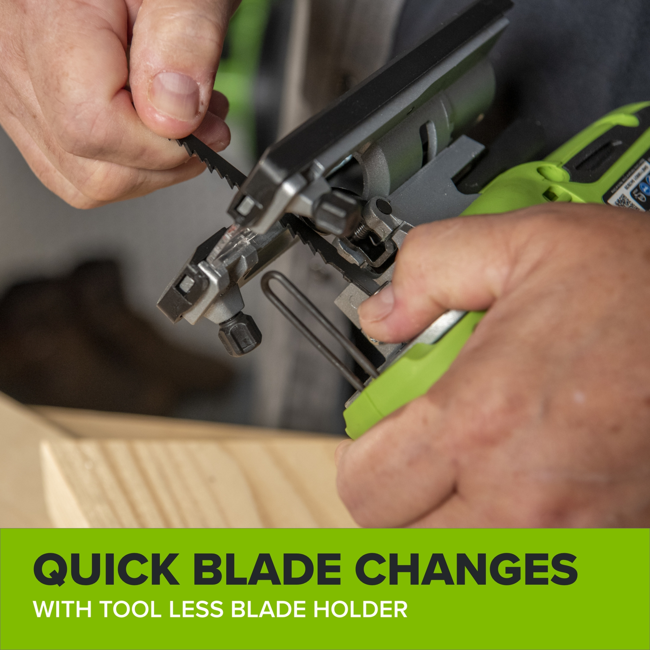 Greenworks 24V Brushless Jigsaw with Blade and Adapters photo 5