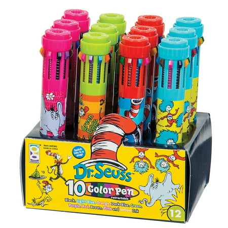 - DR SEUSS 10 COLOR PEN 12/DS