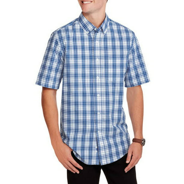 George Ss Poplin Shirt - Walmart.com