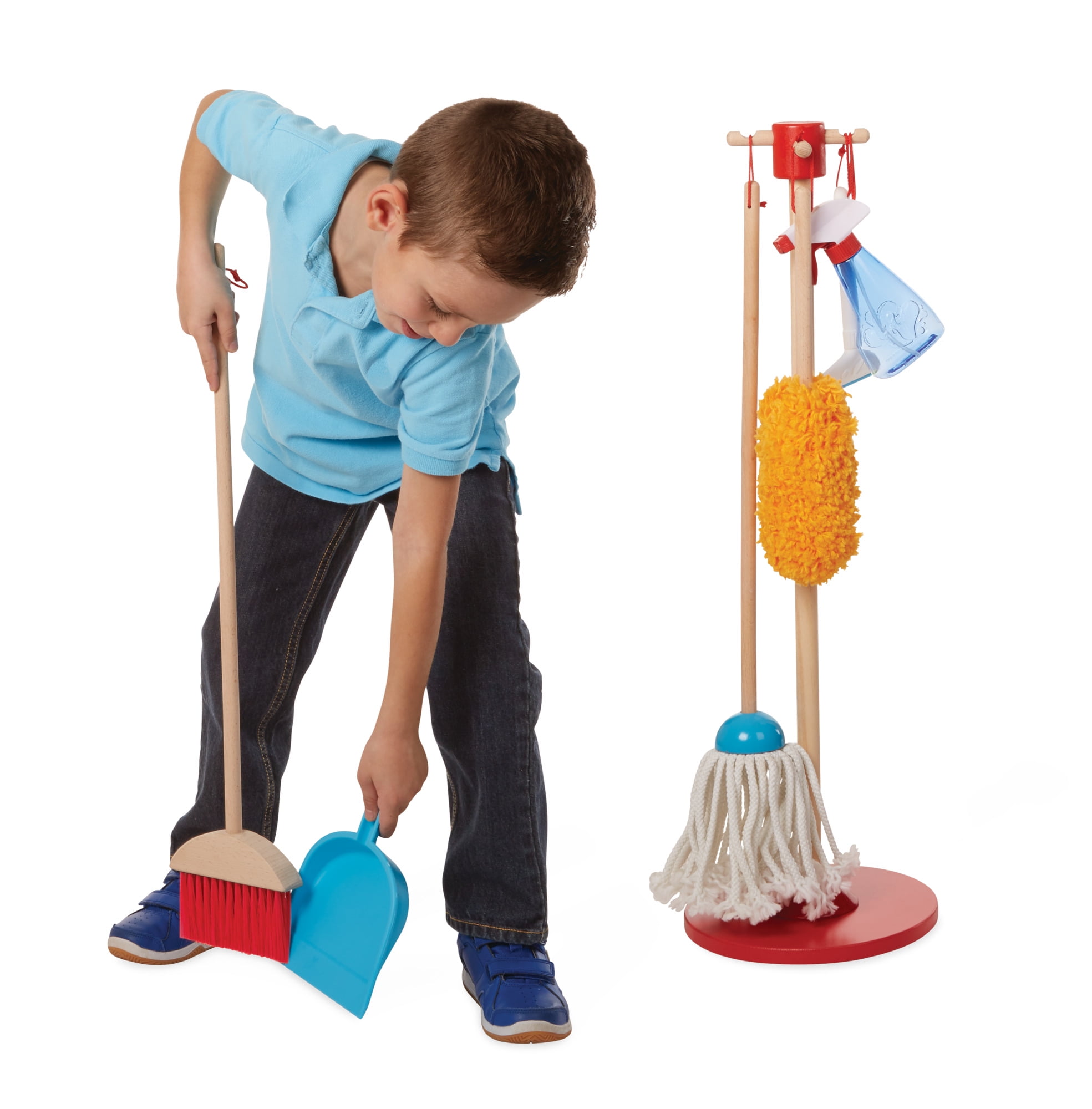 kids mop and broom