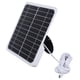 thumbnail image 1 of Cargador De Panel Solar, Panel Solar De Pared IP68 Soporte Ajustable Impermeable 20W Para Cámara De Vigilancia, 1 of 7