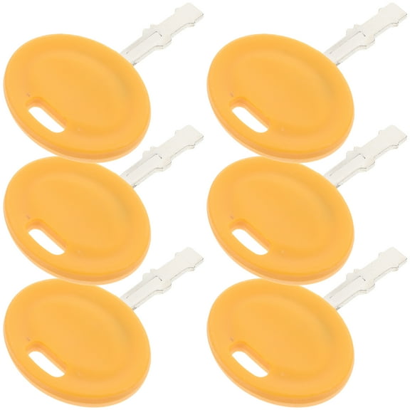 Huaqiet 6pcs Universal Lawn Mower Key Ignition Switch For Lawn Mower Heavy Equipment Keys Lawn Mower Starter Keys Tractor Parts Compatible With 925-2054a