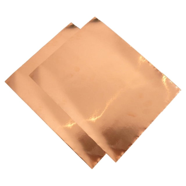 2x Lámina de Cobre para Guitarra perfecl 30 × 20 × 0,2 Cm