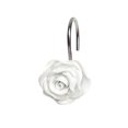 thumbnail image 4 of Rosa ganchos para cortina de ducha flor de resina baño dormitorio habitación de bebé varillas decorativas cortinas gancho anillos 12 Piezas Methold HA0893-03B, 4 of 6