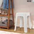 thumbnail image 6 of 6-Pack White Stack Stools, Stacking Set-Stackable Nesting Stools/Chairs for Home, Office, Classrooms, 6 of 7