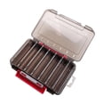 thumbnail image 1 of S SERENABLE Double Sided Baits Box 14 Grids Lightweight Container Baits Management Visible black, 1 of 9