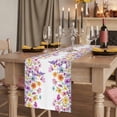 thumbnail image 2 of Table Runners 36 Inches Long Dress Scarves, Pink Spring Floral Farmhouse Kitchen/Dining Table Runner, Short Coffee Tablerunners, Flowers Elegant Pastoral Watercolor 13x36 Inch, 2 of 9