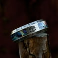 thumbnail image 3 of Fashion Viking Tree Of Life Stainless Steel Abalone Shell Rings For Men Odin Norse Viking Rune Rings Retro Amulet Jewelry Gift Style12 11, 3 of 6
