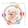 thumbnail image 2 of EeaseCA Hand Held Tambourine Drum Percussion Instrument Gift Musical Educational Drum Instrument, 2 of 7