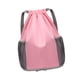 thumbnail image 2 of Mochila con cordón para natación, ligera y ajustable, con bolsillo para artículos húmedos. Rosa, 2 of 9