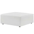 thumbnail image 2 of Modway Mingle Vegan Leather Ottoman in White, 2 of 7