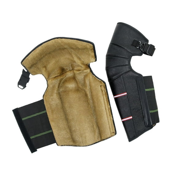 Rodilleras de invierno para motocicleta, ajustables, cómodas y de liberación rápida. 50cmx32cm